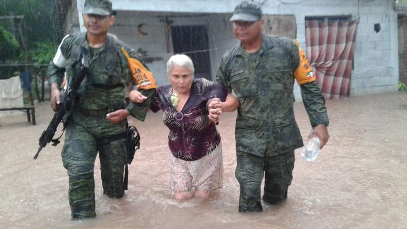 Centro y Norte de Sinaloa, bajo el agua por fuertes lluvias - Foto 1 