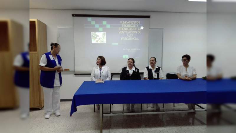 Se realiza el curso de “Ventilación Mecánica” para mejorar atención a pacientes en el Hospital General de Uruapan “Dr. Pedro Daniel Martínez” - Foto 1 