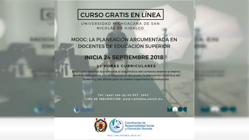 Nuevo recurso para capacitación de profesores nicolaitas 