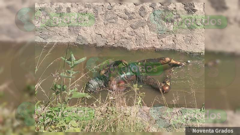 Hallan a calcinado en canal de riego en Celaya, Guanajuato  - Foto 1 