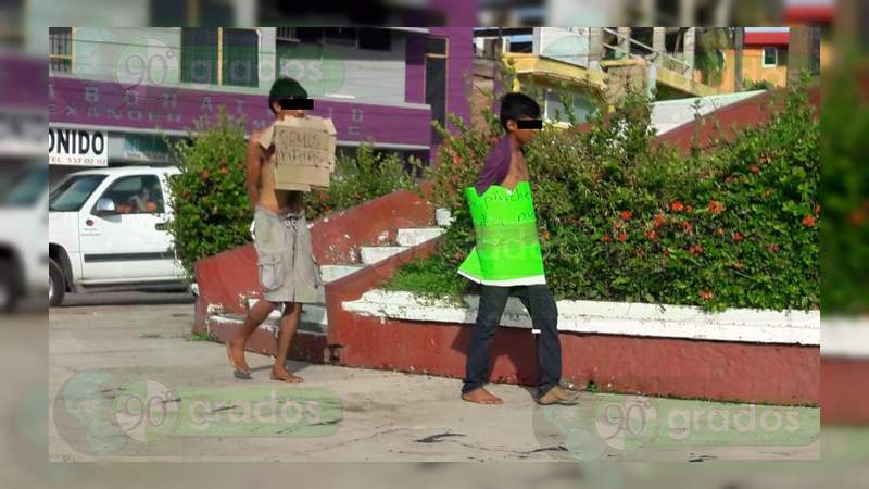 Capturan y exhiben a presuntos ladrones en Lázaro Cárdenas, Michoacán - Foto 0 