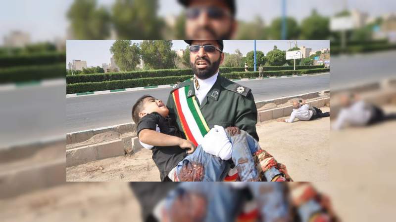 Atentado en desfile militar deja 24 muertos en Irán 
