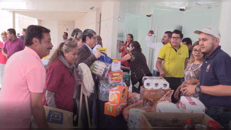 Salen hacia Peribán las brigadas nicolaitas de auxilio - Foto 1 