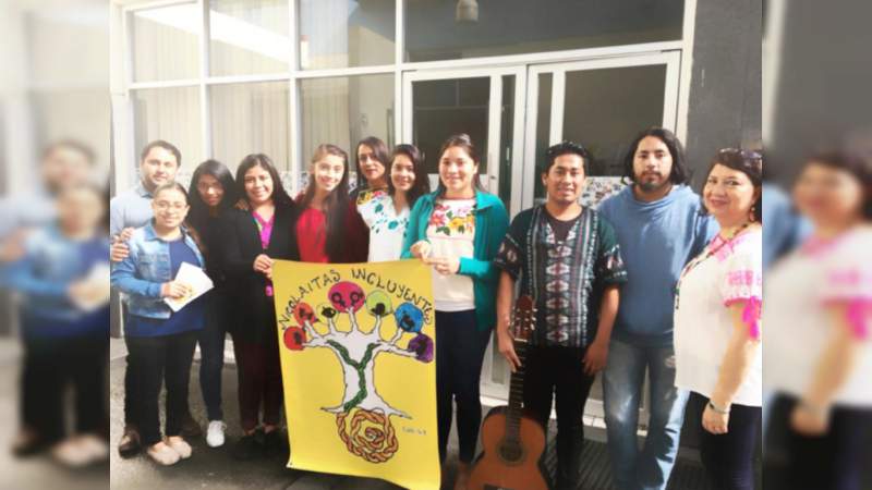 Alumnos nicolaitas de la Facultad de Psicología, comprometidos con la inclusión 