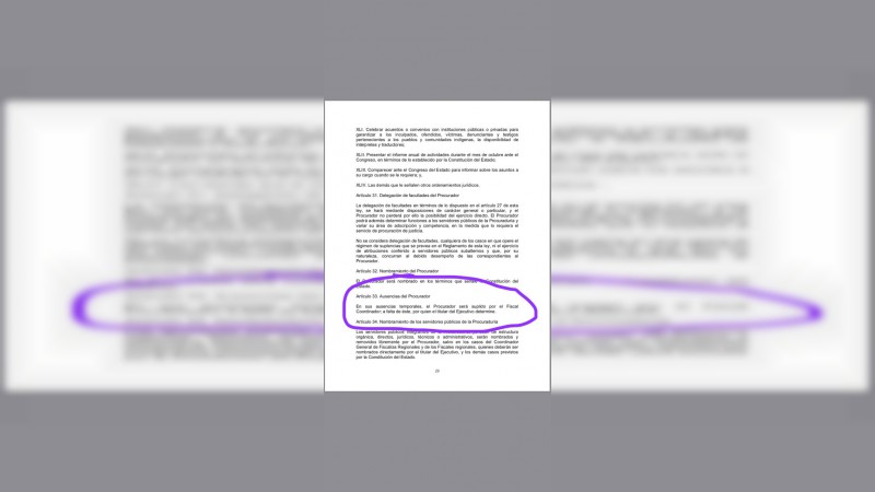 Israel Patrón Reyes sería el nuevo Fiscal General de Michoacán pese a la Ley Orgánica - Foto 1 