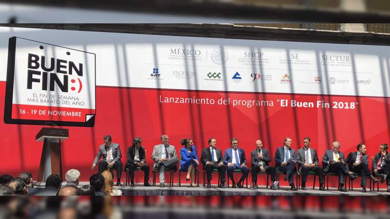 Autoridades estiman ventas por 97 mil millones de pesos en El Buen Fin 