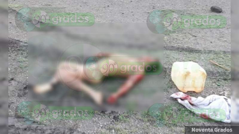 Desnudo y sin vida, dejan cuerpo de joven en Apatzingán, Michoacán  - Foto 0 