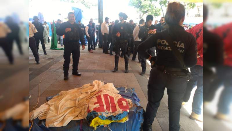 Se cambiaron a la plaza de Valladolid los del Frente Nacional de Lucha por el Socialismo 