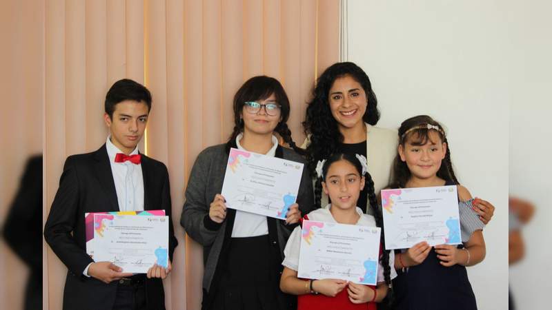 Reconoce Coespo a ganadores de Concurso Infantil  