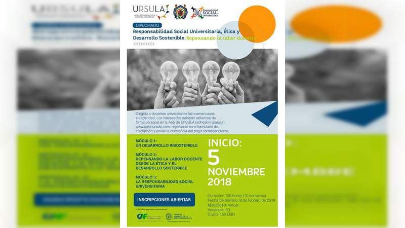 URSULA convoca a diplomado conjunto con la Universidad Michoacana 