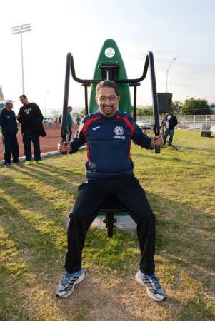 Inauguran gimnasio al aire libre en el Estadio Universitario de la UMSNH - Foto 1 