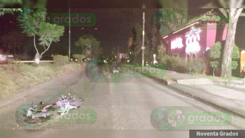 Morelia, Michoacán: Atropellan a motociclista, pierde la vida  