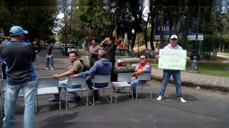 Nuevamente SUEUM bloquea las calles de Morelia 