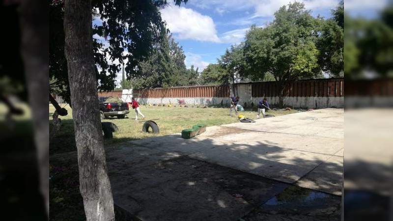 Estudiantes del Colegio de Bachilleres  #30 realizaron actividad de limpieza 