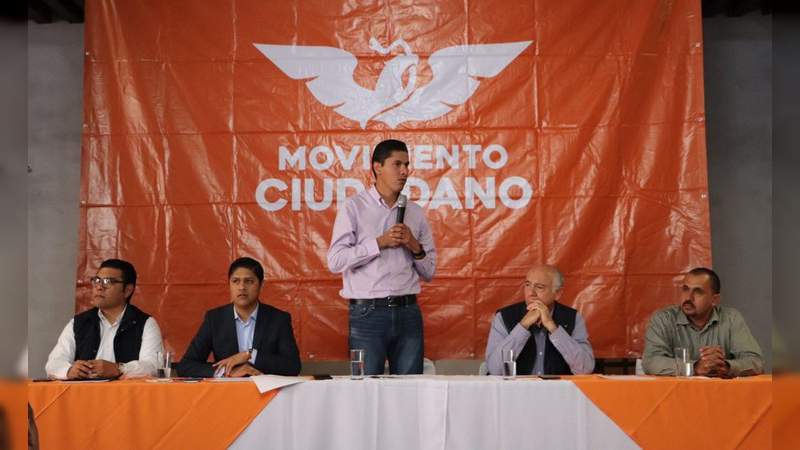 Coordinadora de Movimiento Ciudadano concede licencia a Javier Paredes 