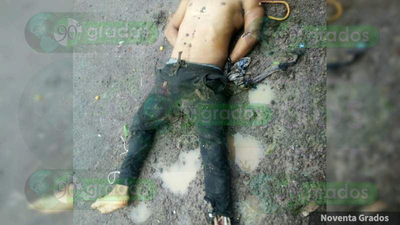 Maniatado y con narcomensaje, dejan cuerpo en Tacámbaro, Michoacán 