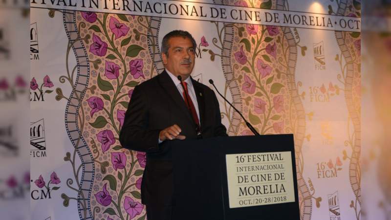 Raúl Morón Orozco dio inicio a la décimo sexta edición del Festival Internacional de Cine de Morelia - Foto 1 