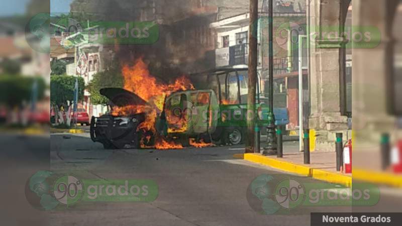 Detienen a 33 por quema de patrullas afuera de alcaldía de Jerécuaro, Guanajuato - Foto 3 