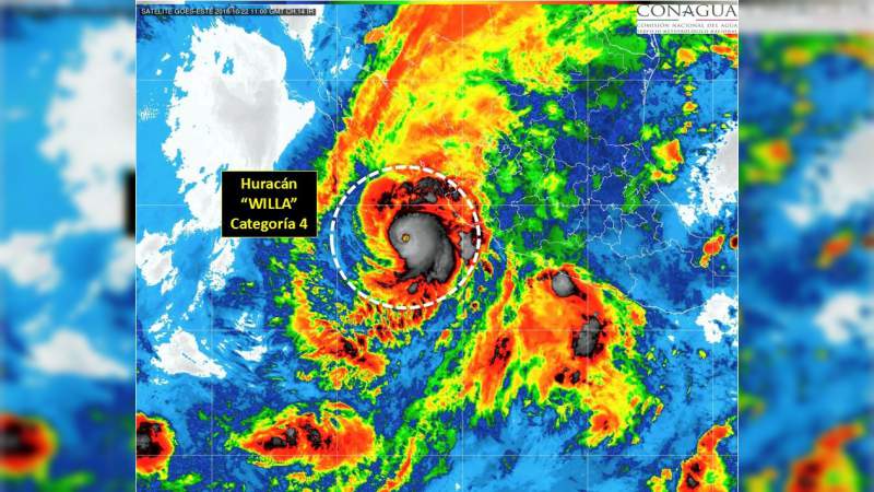 Fuertes tormentas en todo el país por el huracán Willa 