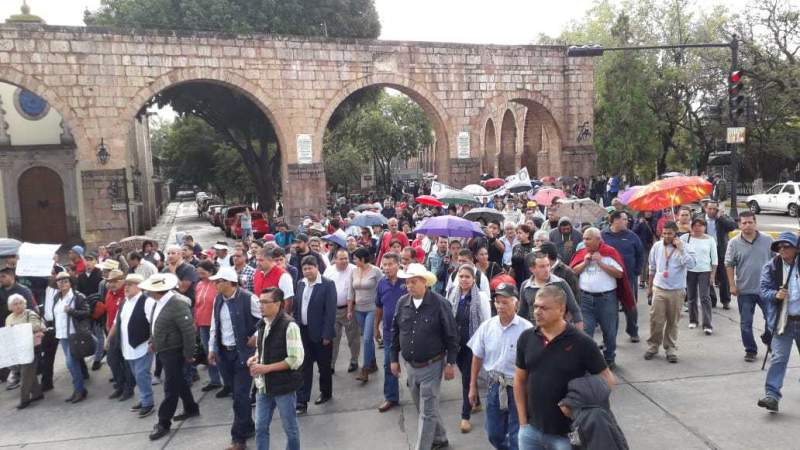 Frente Cívico Social marcha este lunes en Morelia 