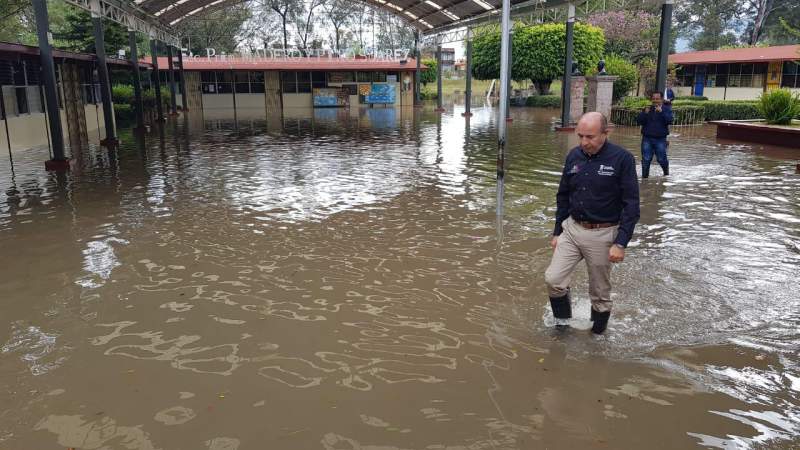 Estas son las escuelas afectadas por las lluvias en Morelia - Foto 0 