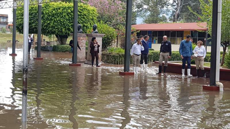 Estas son las escuelas afectadas por las lluvias en Morelia - Foto 2 