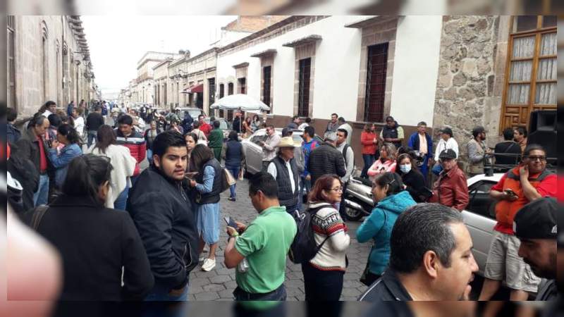 CNTE pide respaldo al ayuntamiento de Morelia 