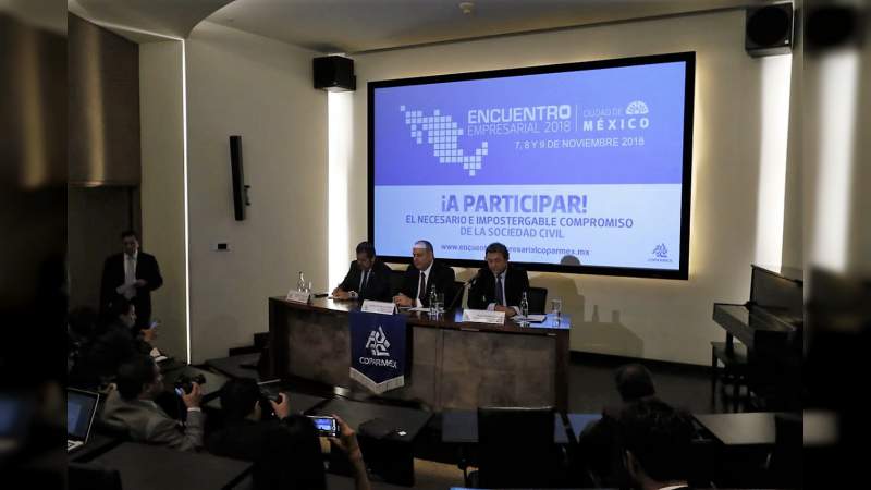 Presentan el encuentro empresarial COPARMEX 2018 