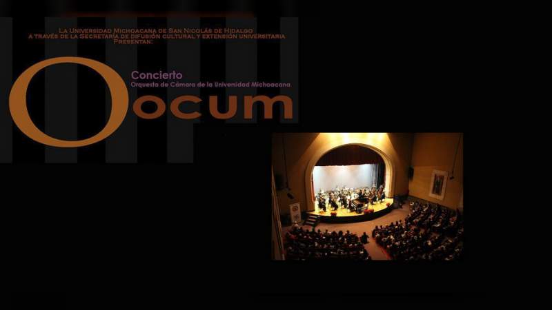 Concierto de la OCUM con percusionista y soprano, como solistas invitados 
