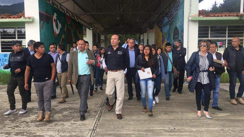 Realiza SEE visita a Escuela Normal Indígena de Michoacán, para revisar sus instalaciones  - Foto 0 