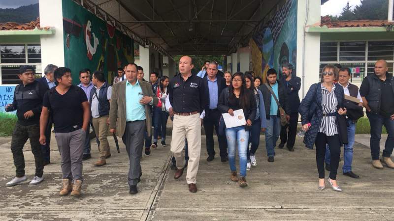 Realiza SEE visita a Escuela Normal Indígena de Michoacán, para revisar sus instalaciones  