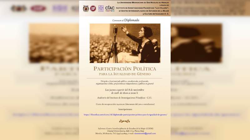Casa de Hidalgo abre diplomado sobre equidad de género en la participación política - Foto 1 
