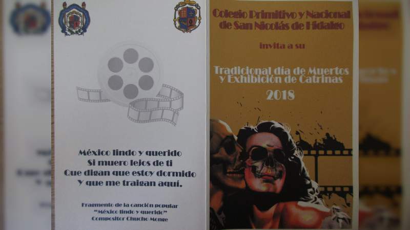 Bachillerato Nicolaita rememora tradiciones del Día de Muertos - Foto 0 