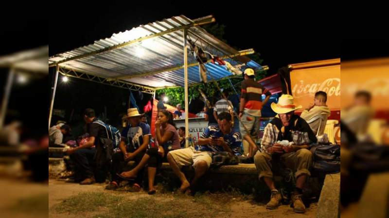 Caravana migrante llega a Oaxaca 