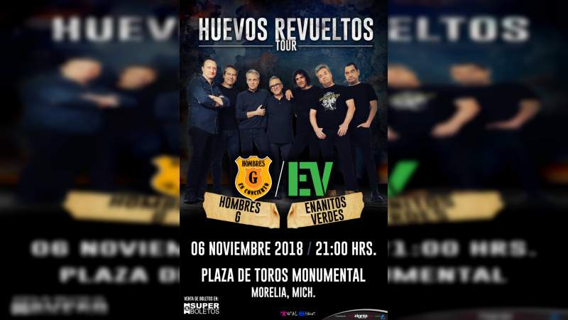Hombres G y Enanitos Verdes llegarán a Morelia en noviembre 