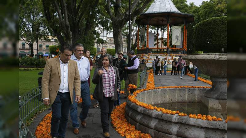 Raúl Morón realiza recorrido en el Centro Histórico  por acciones de "Noche de Muertos" - Foto 1 