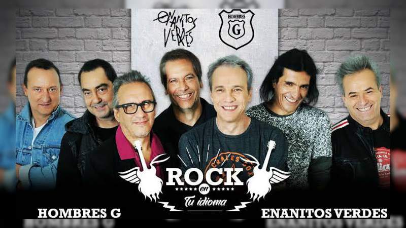 Este martes 6 de noviembre, Hombres G y Enanitos Verdes en la Monumental de Morelia 