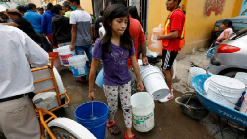 Servicio de agua se normalizaría el jueves en la Ciudad de México: Sacmex 