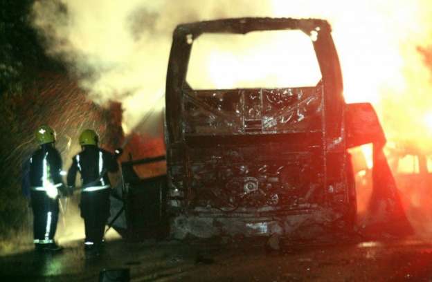 Accidente en la México - Tuxpan deja 23 personas calcinadas y 10 lesionados 