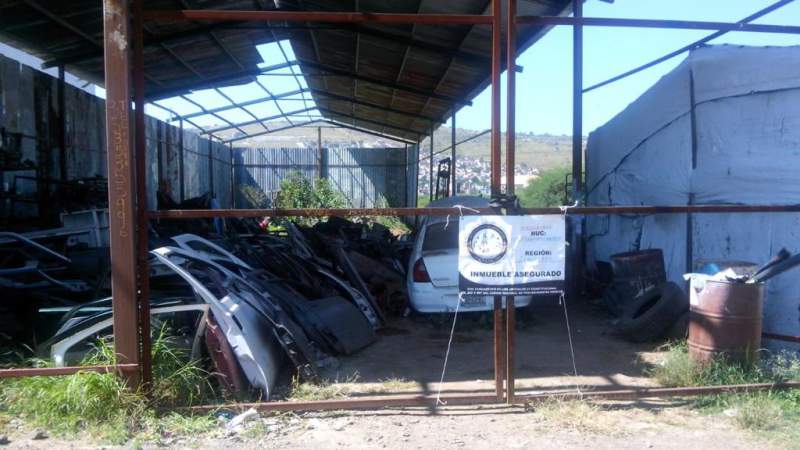 Aseguran un “deshuesadero” en Jiquilpan, Michoacán  - Foto 2 