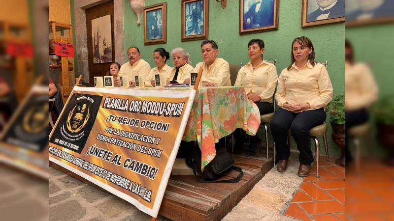 Planilla ORO, movimiento por la dignificación, la democratización y unidad del SPUM - Foto 0 