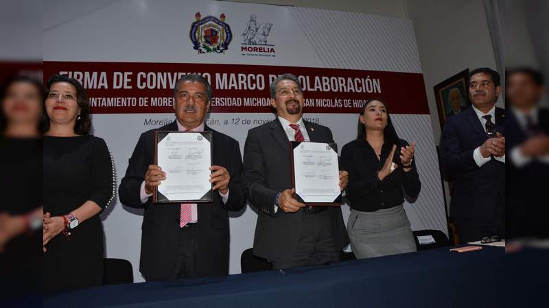 UMSNH brindará asesoramiento al Ayuntamiento de Morelia - Foto 0 