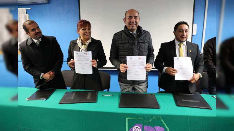 Firman convenio educativo para el municipio de Vista Hermosa 