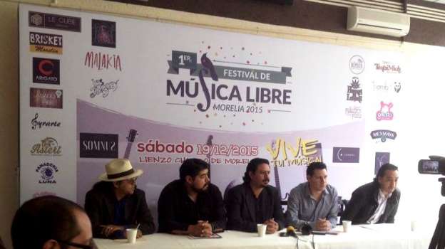 El próximo 19 de Diciembre, el 1er Festival de Música Libre en Morelia 