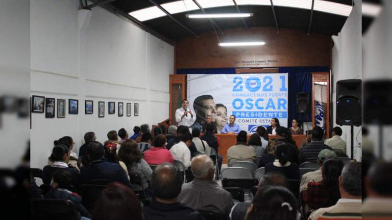 Vamos por la reconciliación del panismo Michoacano: Oscar Escobar  - Foto 0 