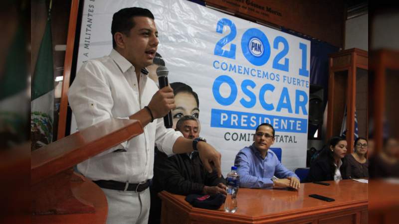 Vamos por la reconciliación del panismo Michoacano: Oscar Escobar  - Foto 1 