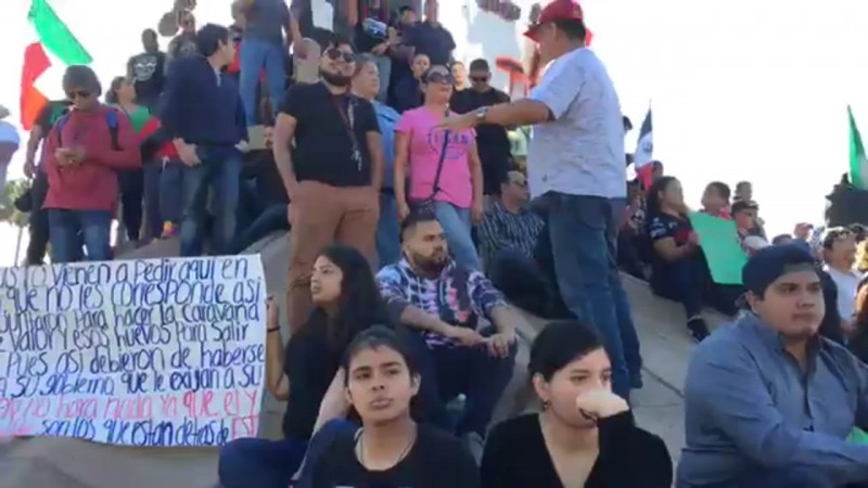 Se manifiestan contra la Caravana Migrante en Tijuana - Foto 6 