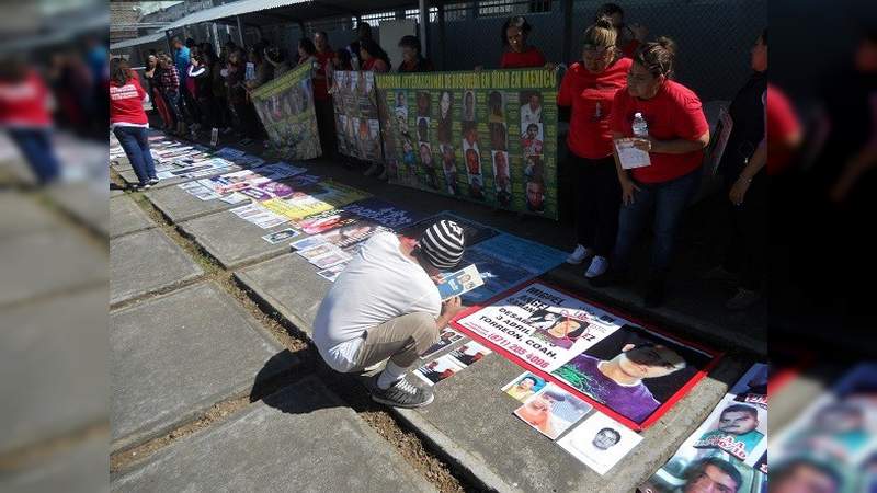 Atiende CEDH quejas en actividades de caravana de familiares de personas desaparecidas  - Foto 0 