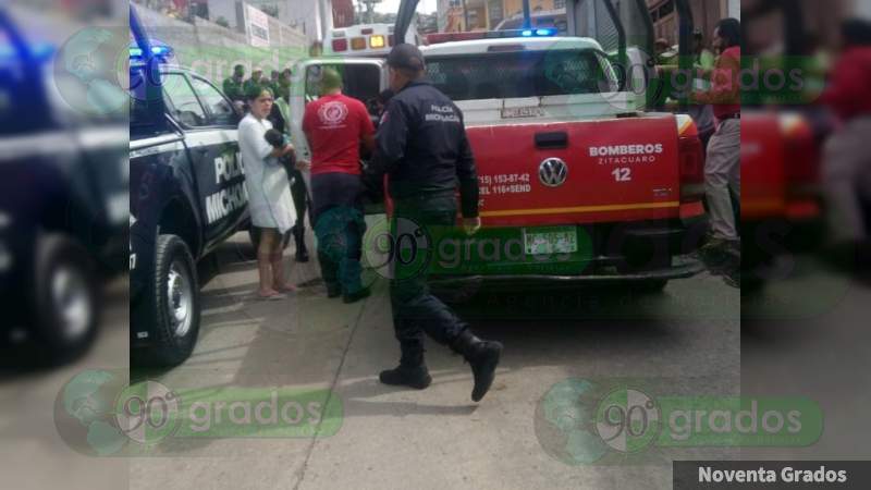 Volcadura deja 10 heridos en Zitácuaro, Michoacán - Foto 1 