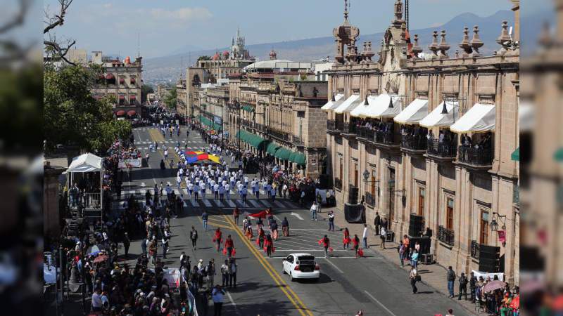 Por el 20 de noviembre cierres en la Avenida Madero en Morelia, se espera un gran desfile conmemorativo 